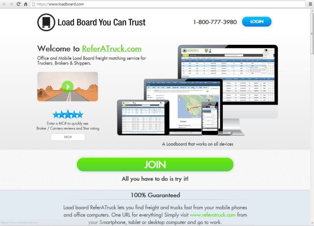 loadboard,referatruck,truckers,trucking,freight,matching,software